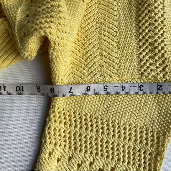 Marc New York Yellow Knit Women's Sweater - Picture 8 of 10